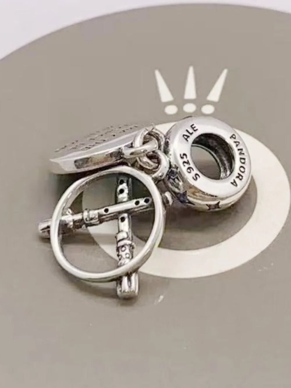 Pandora Star Wars Lightsaber Double Dangle Charm